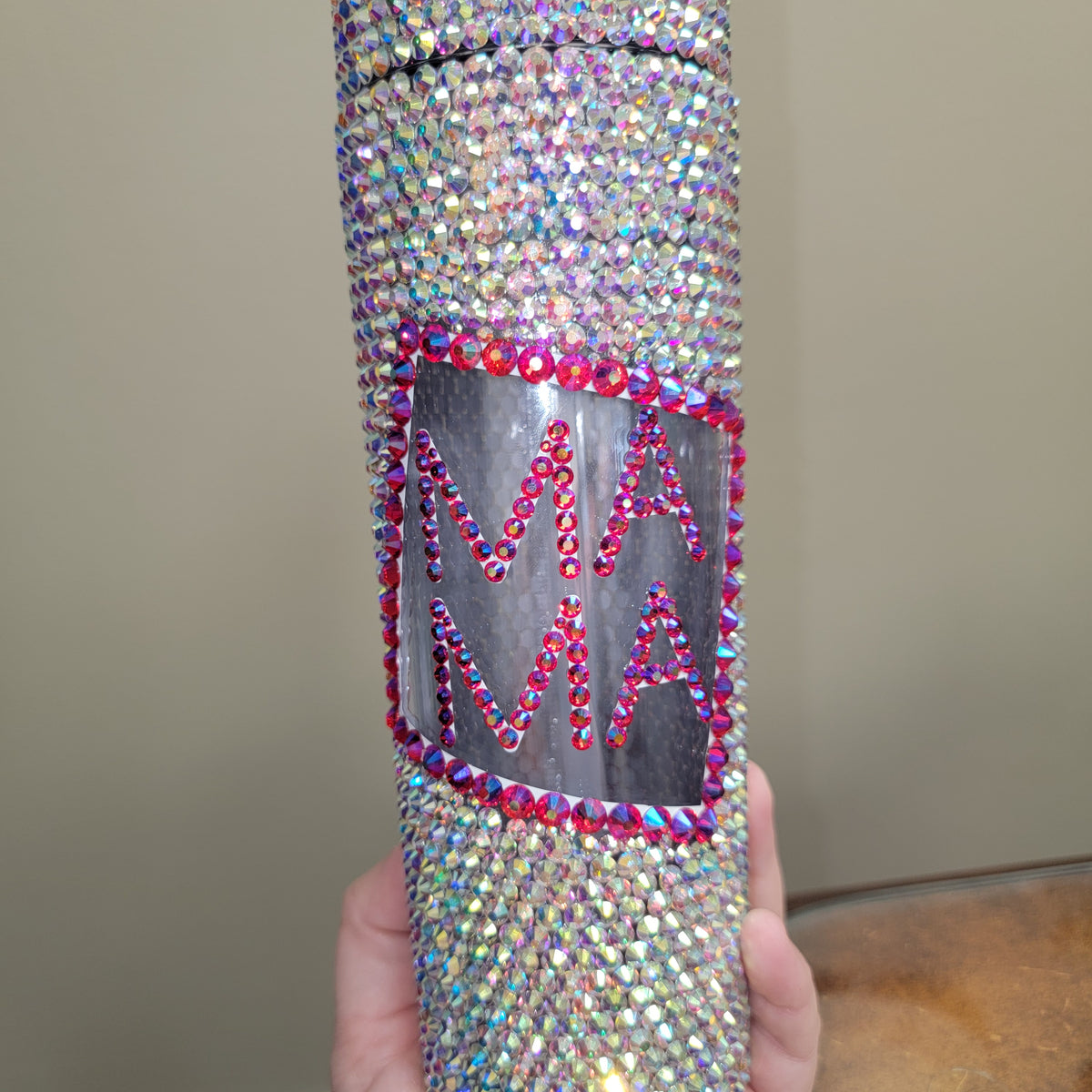 Seamless Bling Pink Rhinestones Tumbler Graphic by Digital Nest Egg ·  Creative Fabrica