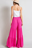 TIERED WIDE LEG PANTS