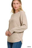 ROUND NECK BASIC SWEATER